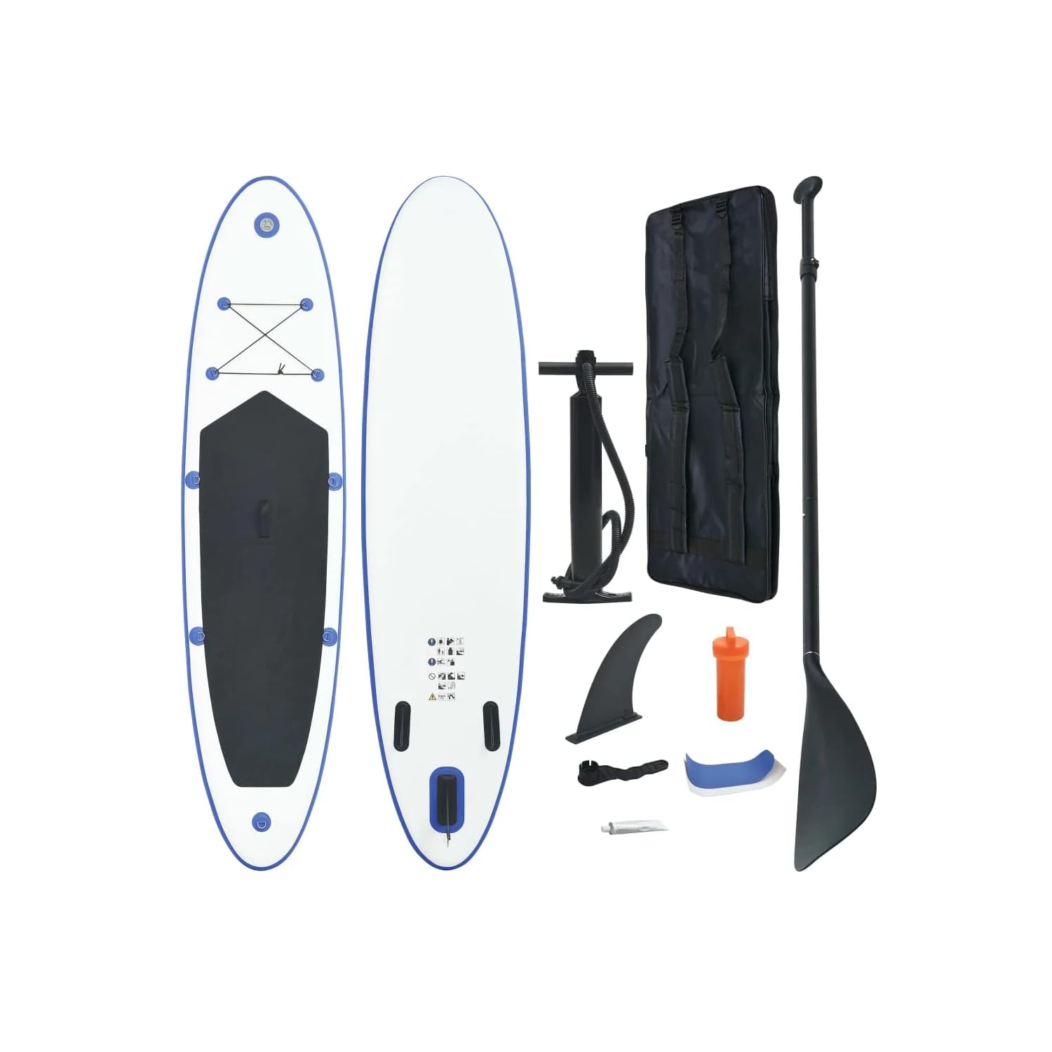 VidaXL SUP Surfboard 360cm Set