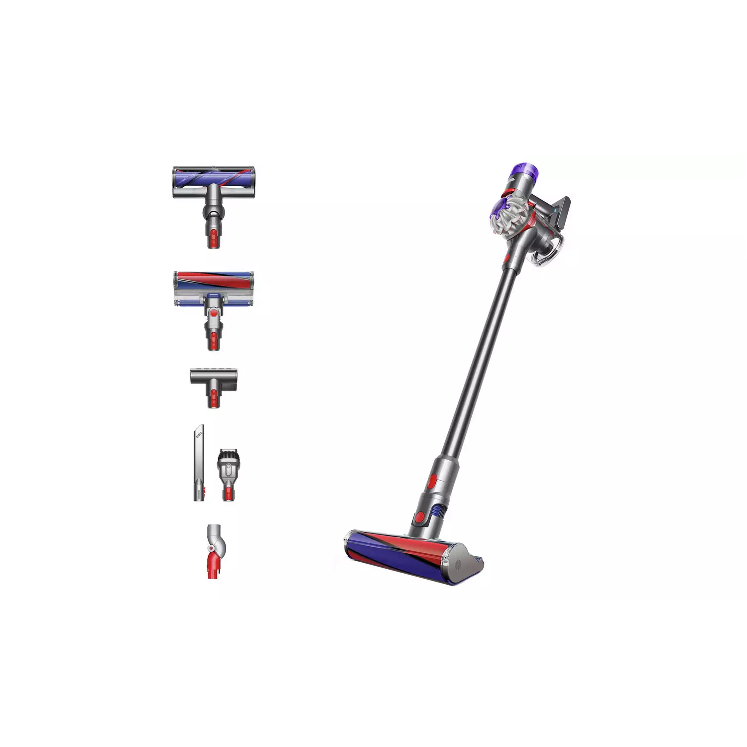 DYSON V8 Absolute Cordless Vacuum Cleaner – Silver & Nickel