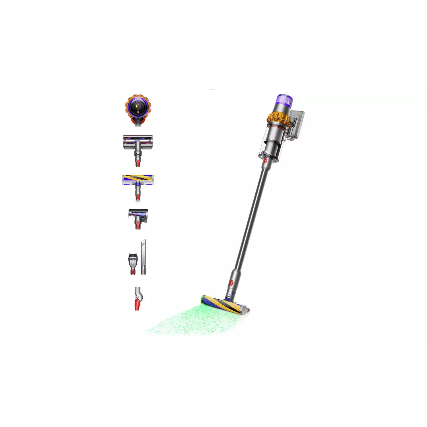 DYSON V15 Detect Cordless Vacuum Cleaner – Iron & Nickel